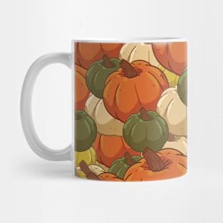 Pumpkin Pattern All Over Mug